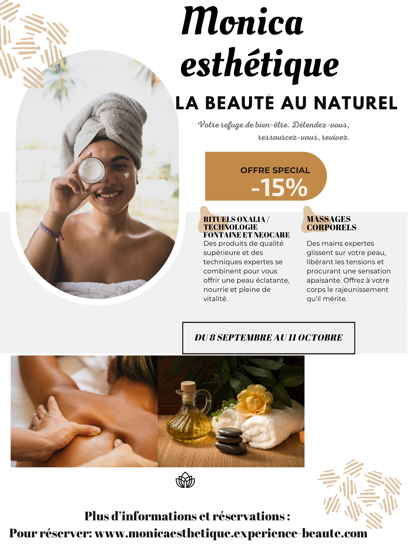 -15% sur LES RITUEL OXALIA , LES TECHNOLOGIES La FONTAINE , NEOCARE et Massage1H image