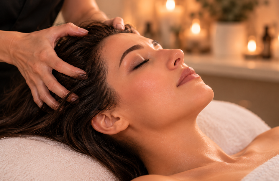 3 - MASSAGE CRANIEN ET VISAGE - 30min image