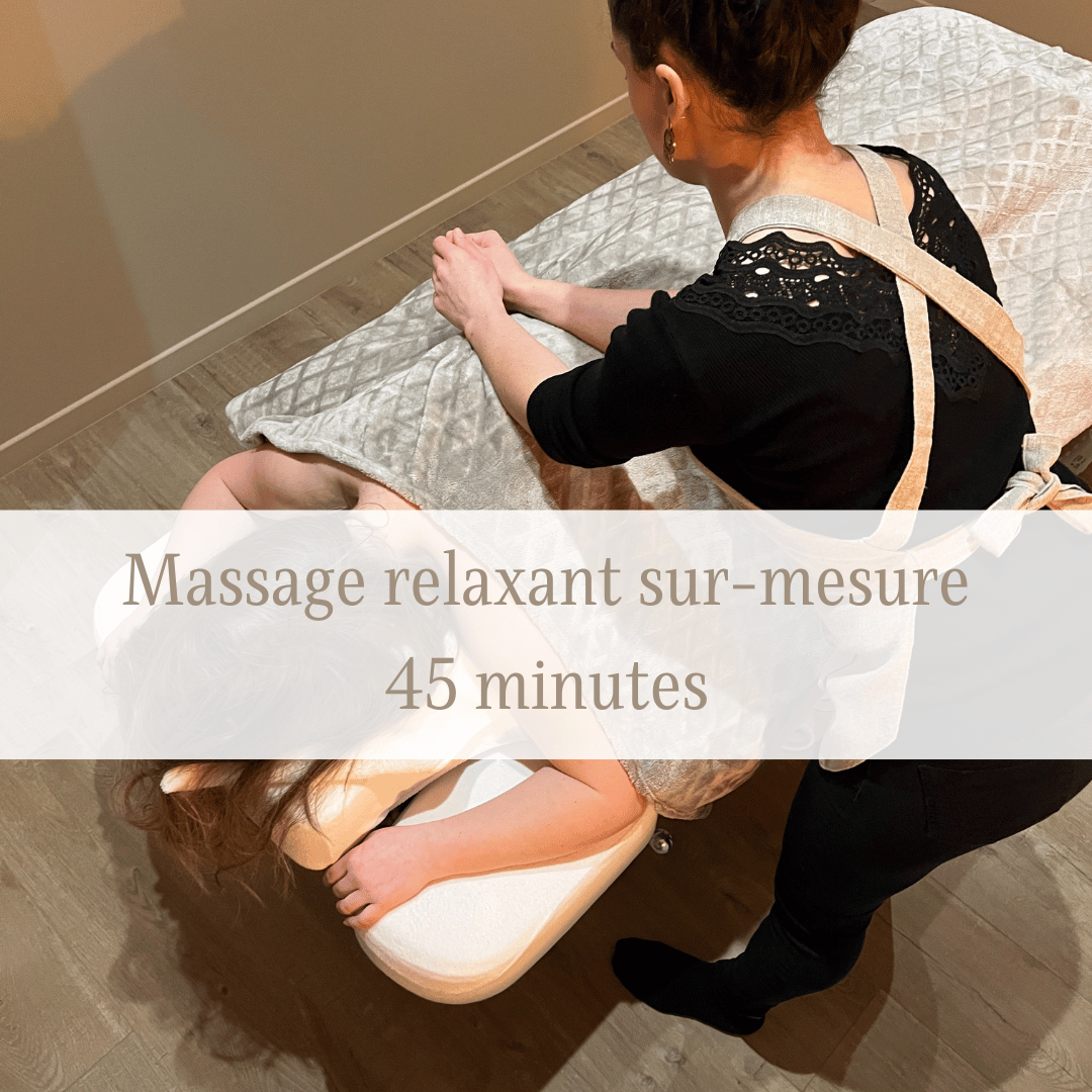 Massage relaxant sur-mesure 45min image