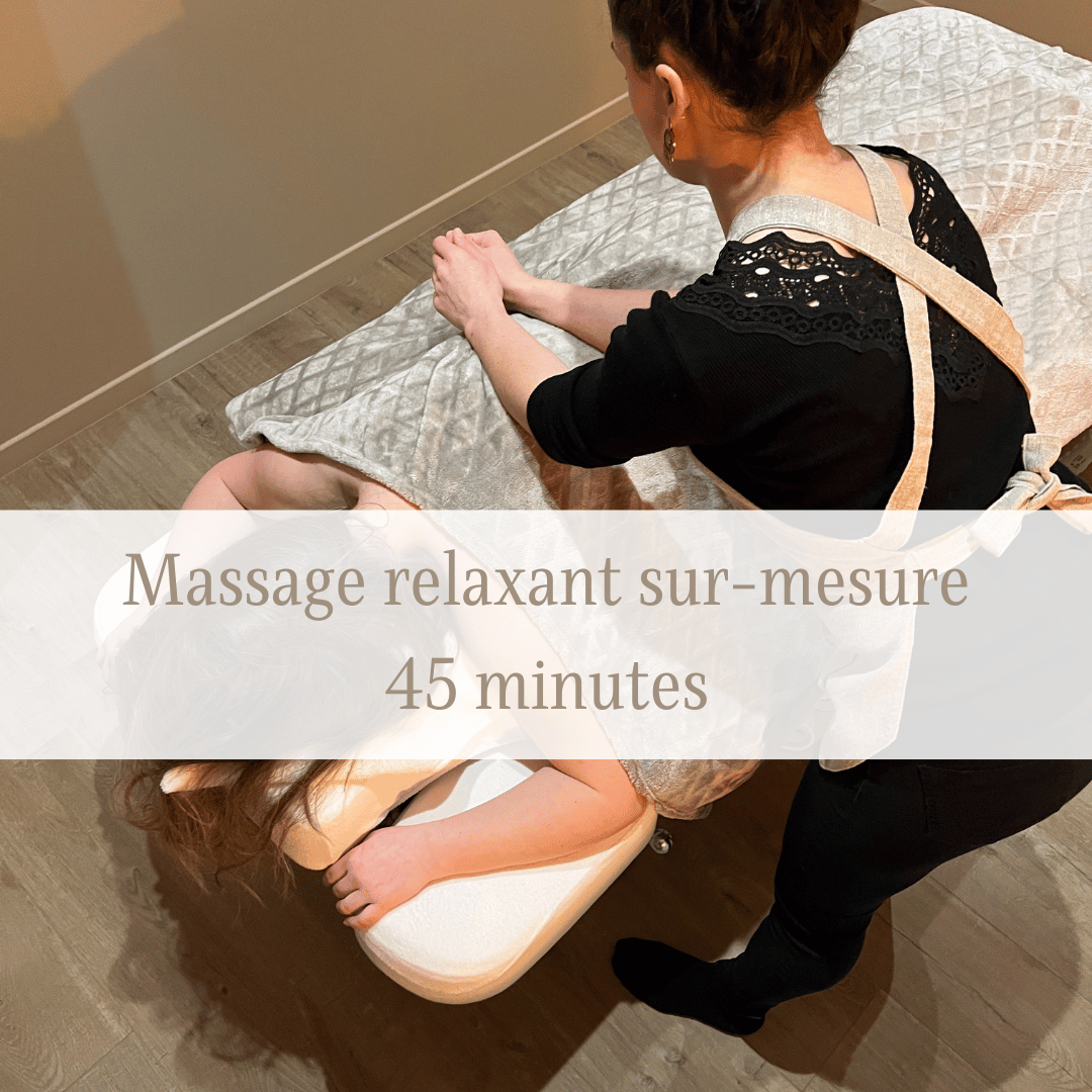 Massage relaxant sur-mesure 45 min image