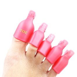 Dépose vernis semi permanent pieds image
