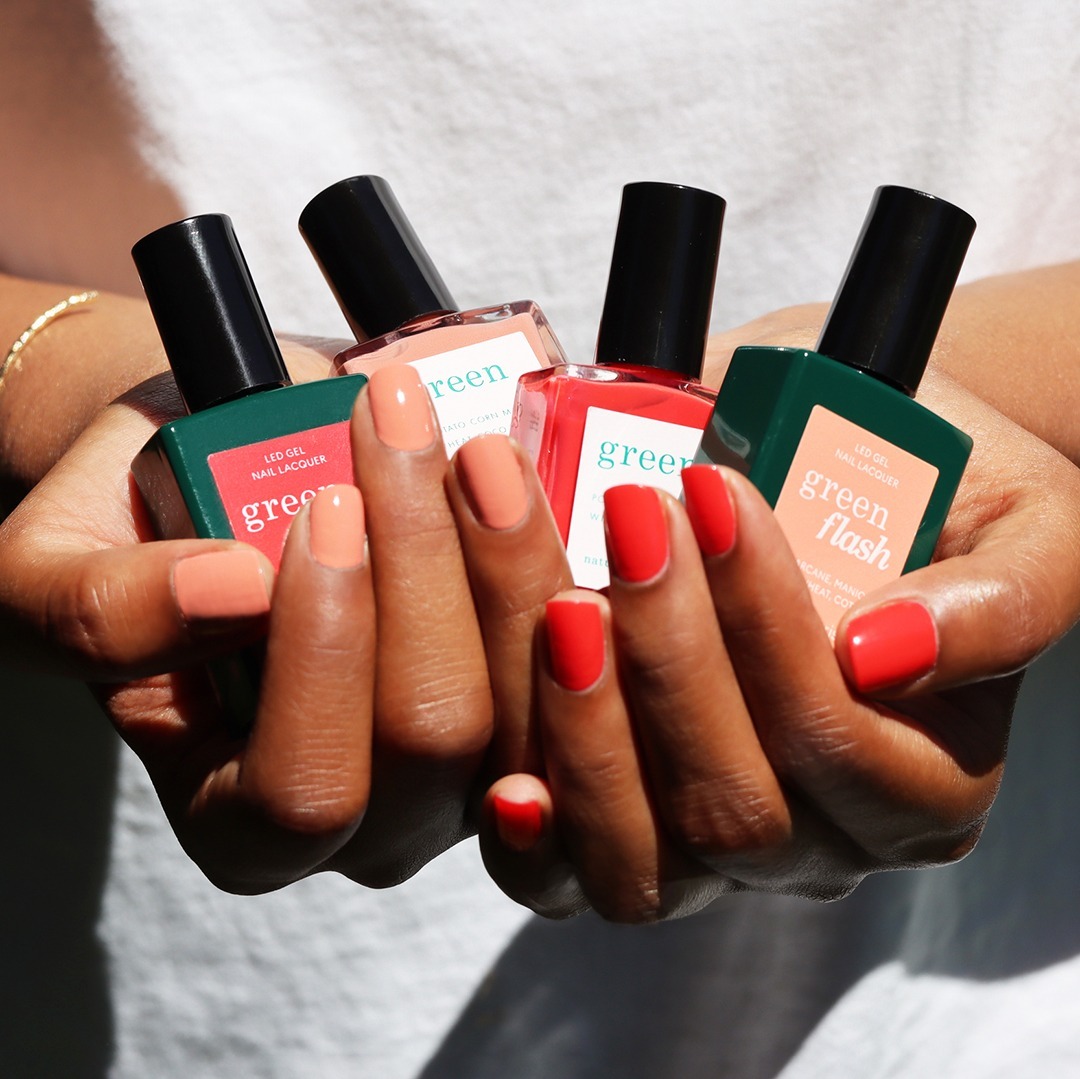 Pose de vernis green flash image