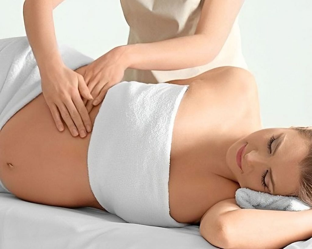 massage femme enceinte image
