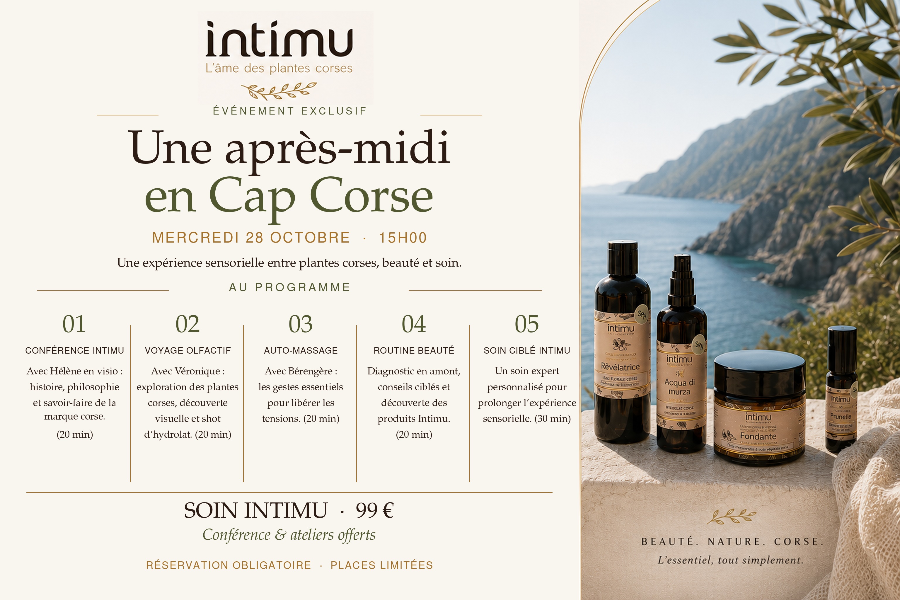 Un après-midi Cap Corse avec Intimu Mercredi 28 octobre image