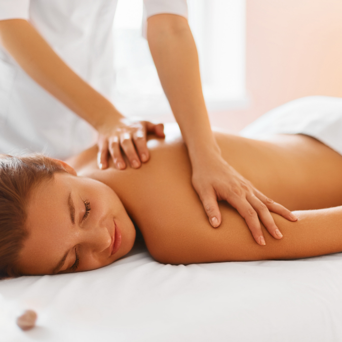 Massage aux coquillages chaud image