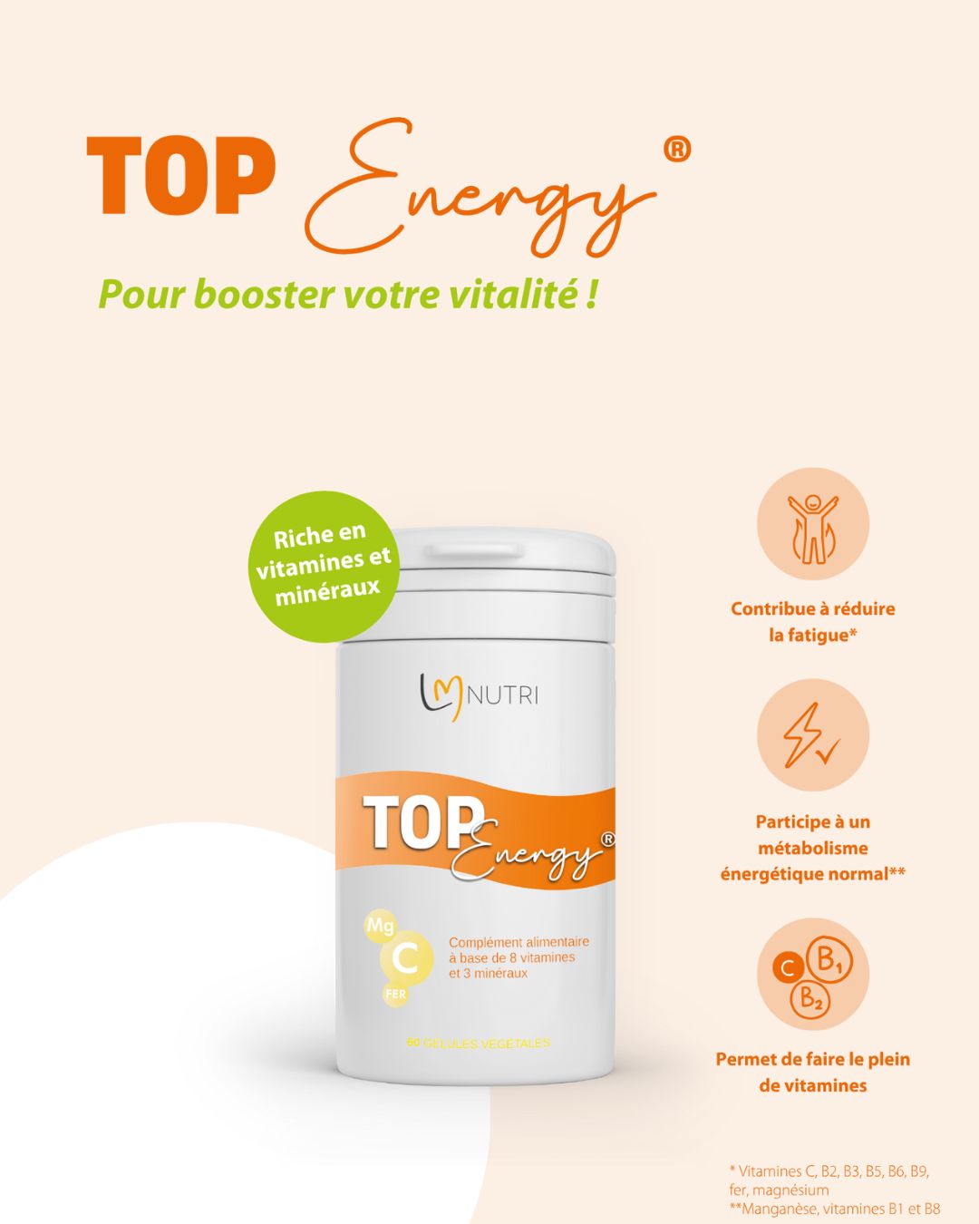 TOP ENERGY -  60 gélules végétales image
