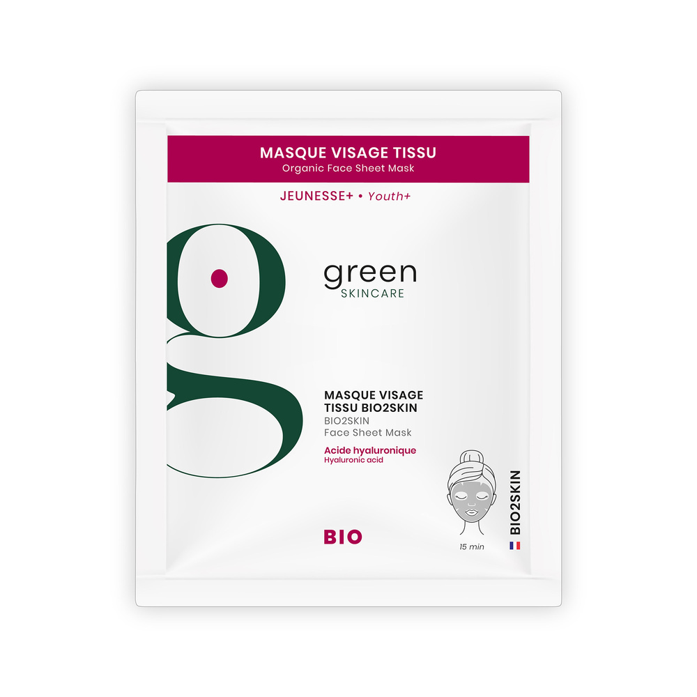 Masques visage tissu BIO JEUNESSE+ image