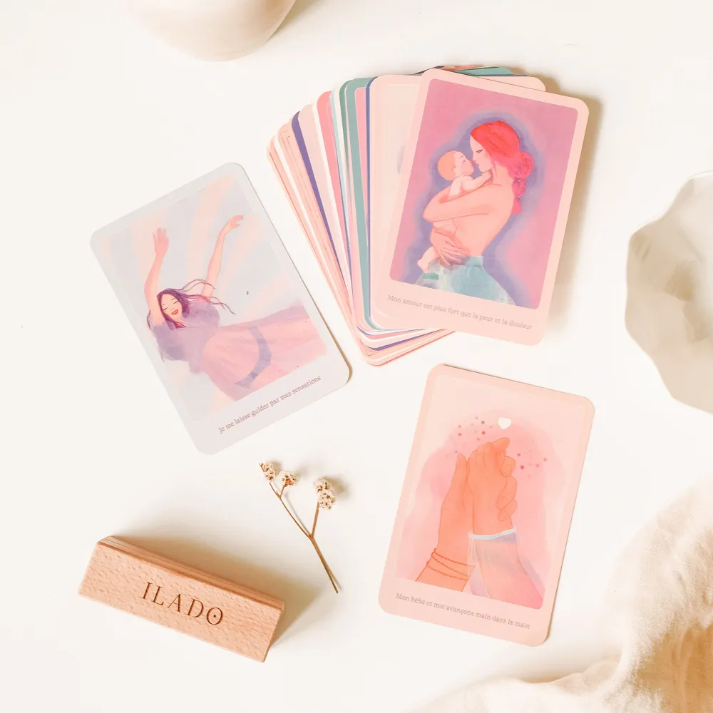 34 cartes d'affirmations positives pour la naissance image