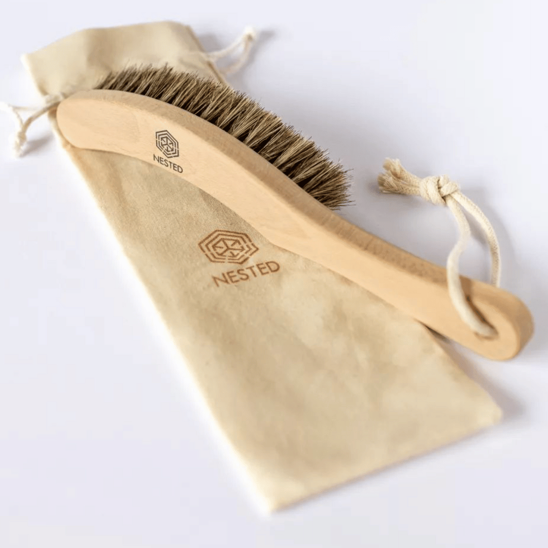 Brosse pour le Corps - Poil de cheval image