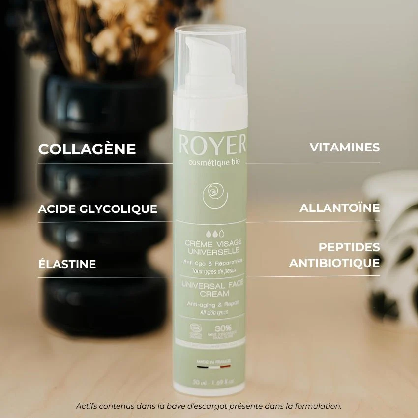 Crème visage hydratante bave d’escargot bio 25ml image