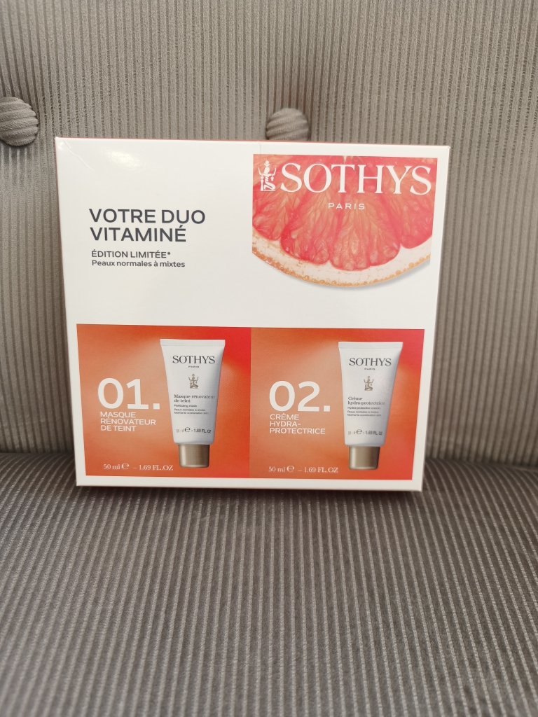 coffret crème hydra-protectrice + masque rénovateur de teint image