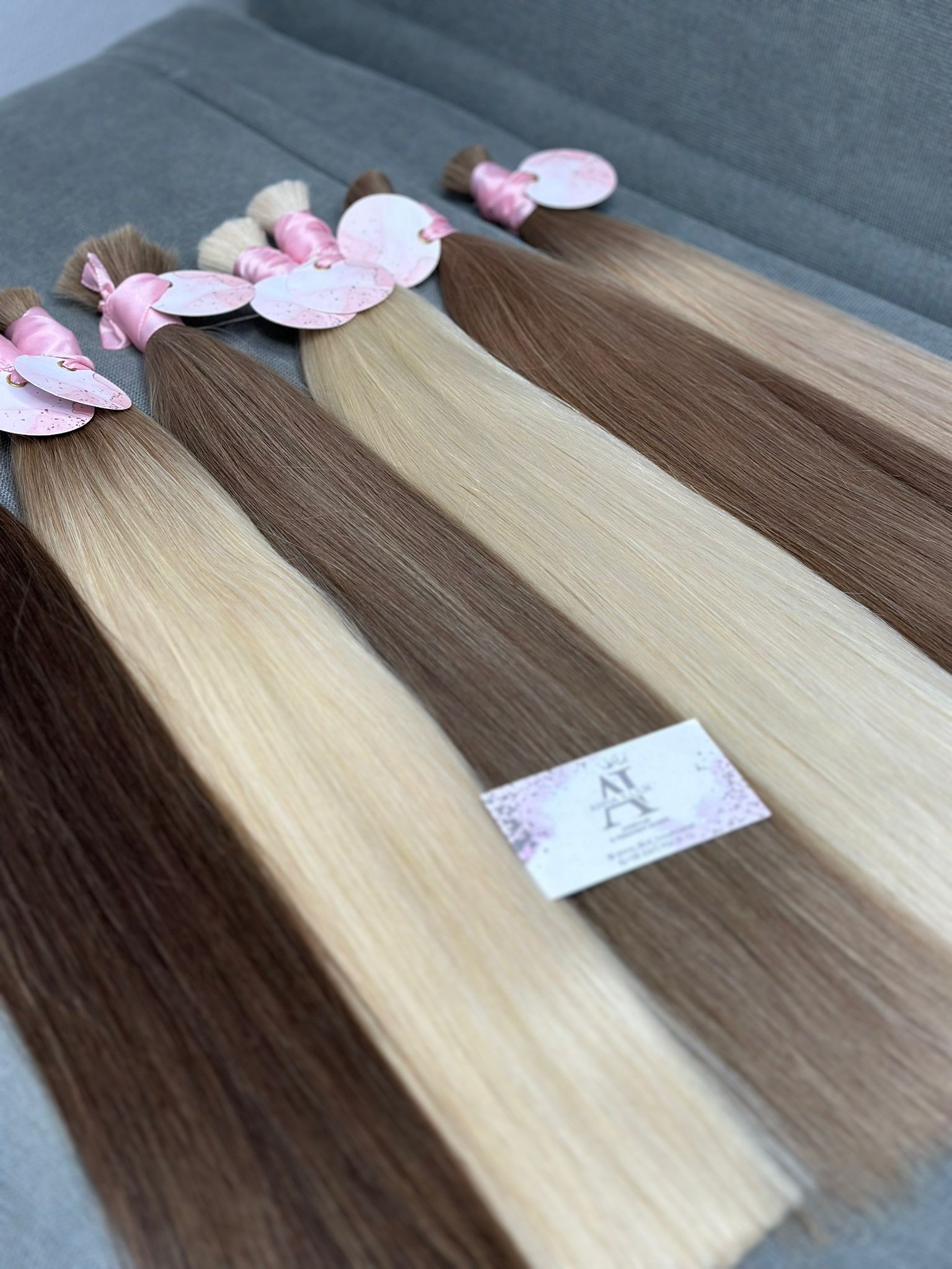 Cheveux naturels premium pour 100 grammes sur 50cm image