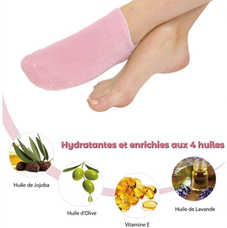 Chaussettes de soin - rose image