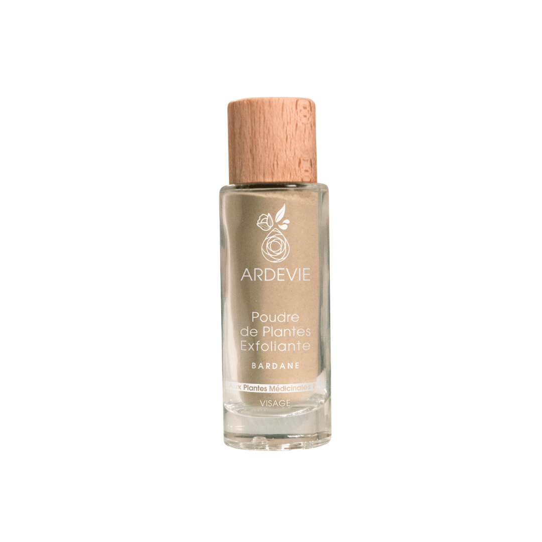 poudre de plantes exfoliante Bardane
