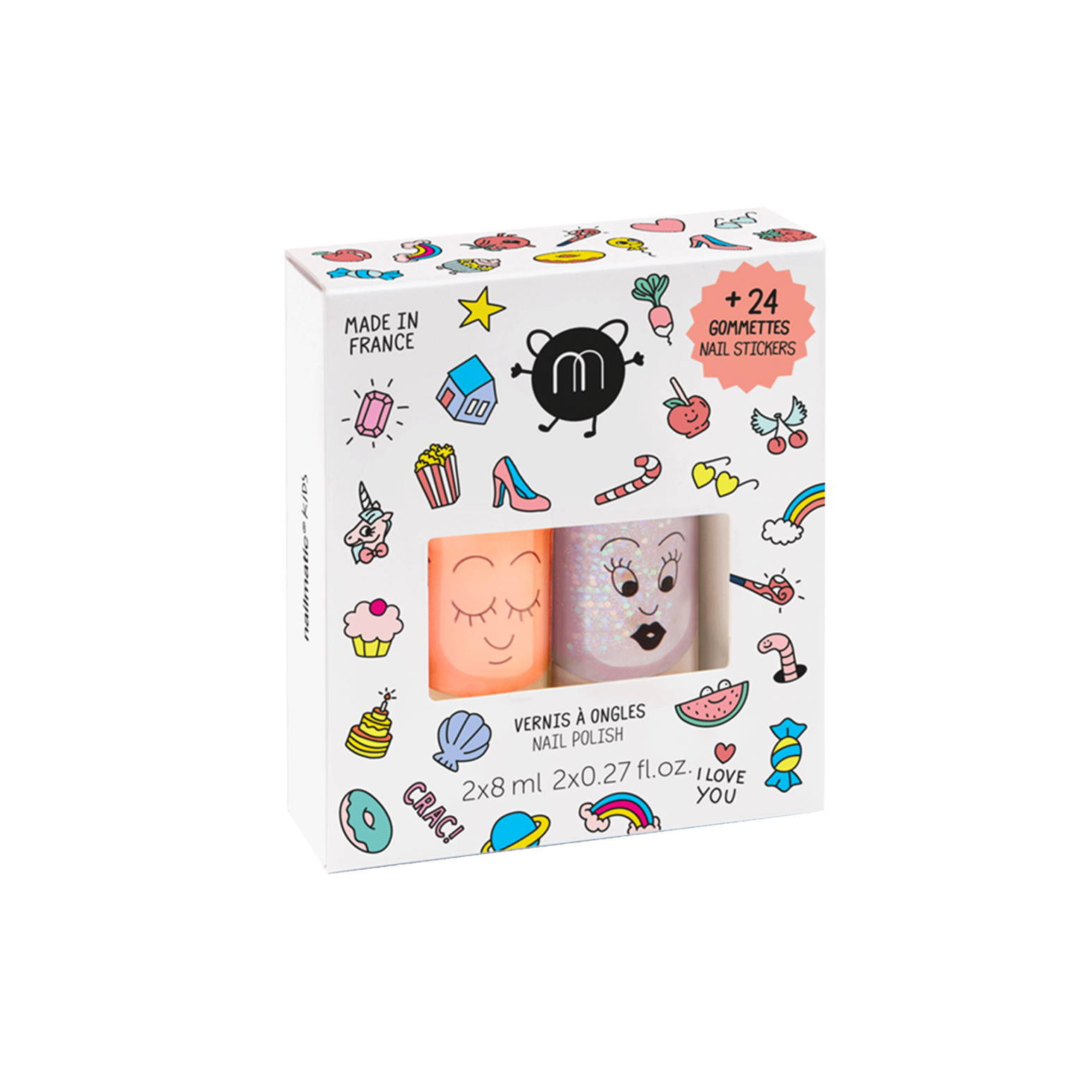 Coffret vernis + stickers ongles image