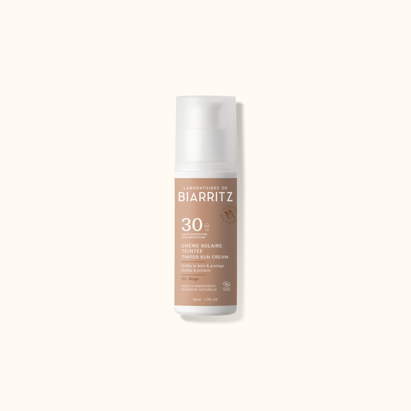 Crème solaire teintée SPF30 image