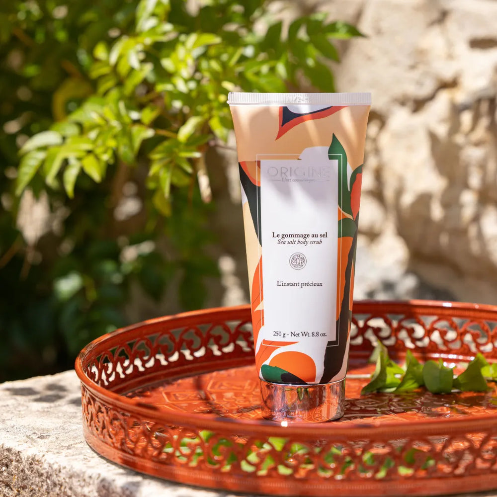 Le gommage au sel - l’instant précieux image