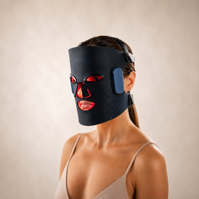 Masque facial de luminothérapie LED image
