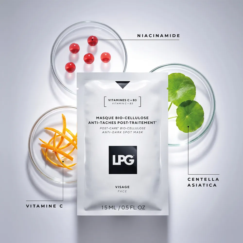 NOUVEAU: MASQUE ANTI TACHES BIO-CELLULOSE Post-Traitement